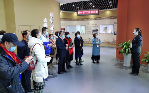 北京总部基地博物馆，开工新气象，春意盎然迎贵宾