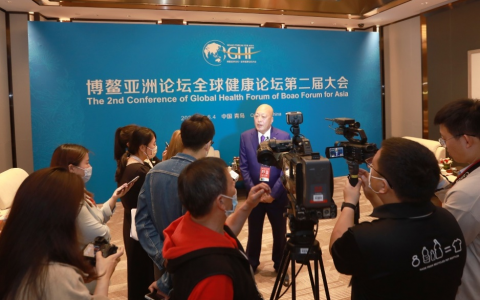 李金元董事长在博鳌亚洲论坛全球健康论坛接受媒体团专访（之三）