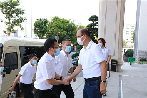 宁德市市长张永宁领导一行莅临安发生物调研