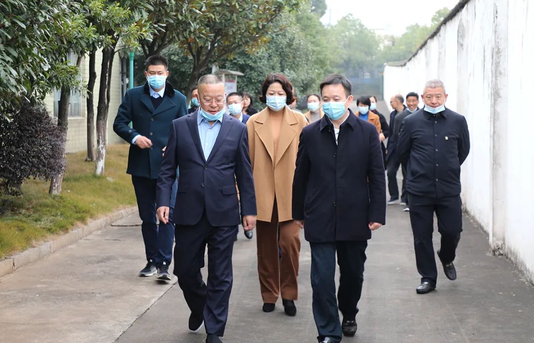 中共长沙市委常委、统战部部长何朝晖一行莅临绿之韵集团调研指导