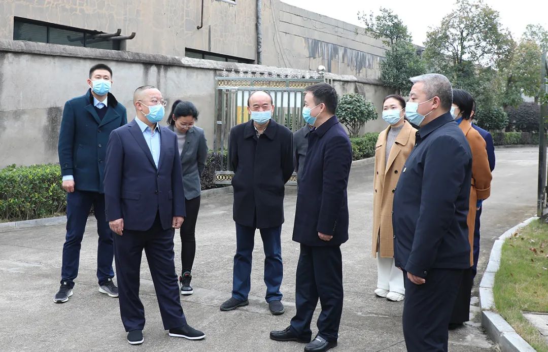 中共长沙市委常委、统战部部长何朝晖一行莅临绿之韵集团调研指导
