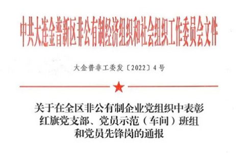再创佳绩再立新功 大连双迪公司再获表彰