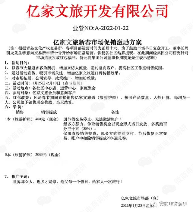 亿家文旅：有人领轿车奖有人无法提现，所谓的通证收益是否靠谱？