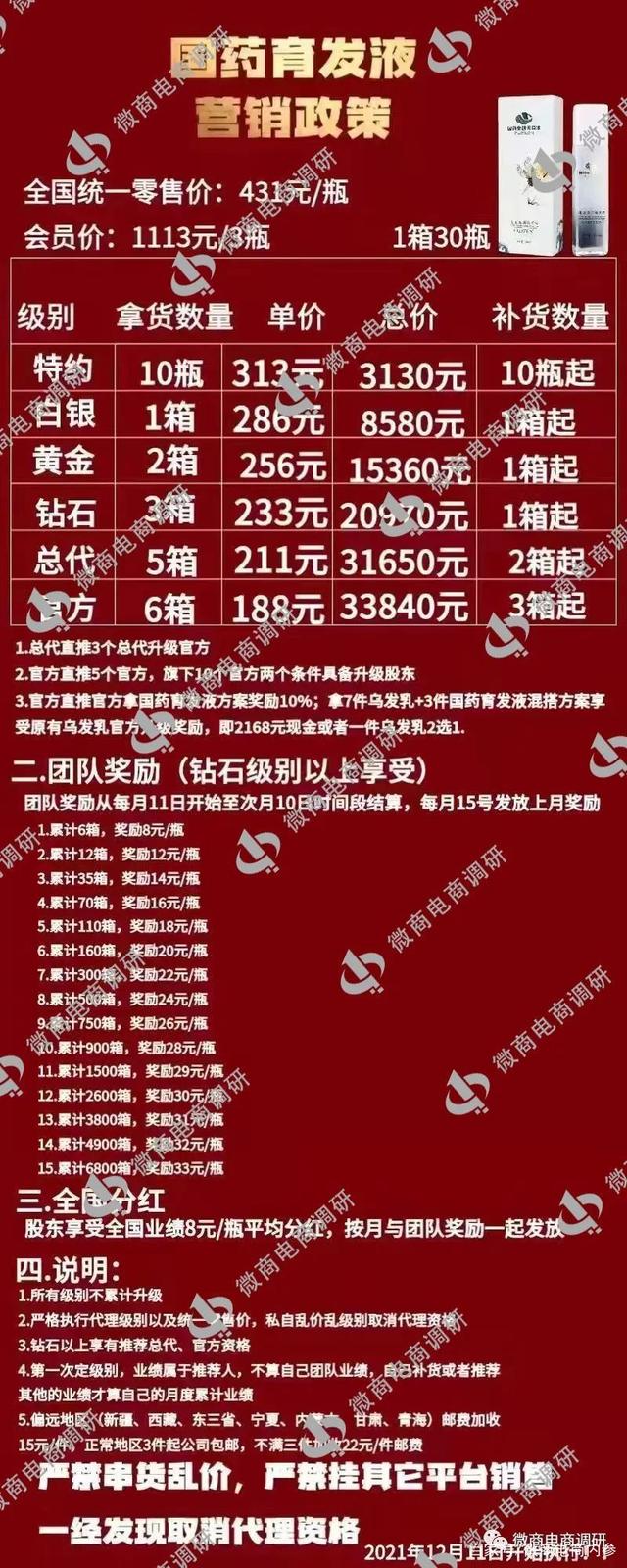 墨尊生物：同仁堂乌发乳不具备生发功效，七级代理模式如何解读？