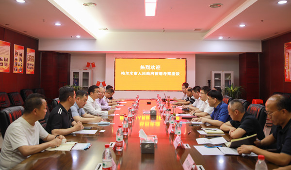 青海省格尔木市委副书记、市长冉清考察康美（亳州）中药城