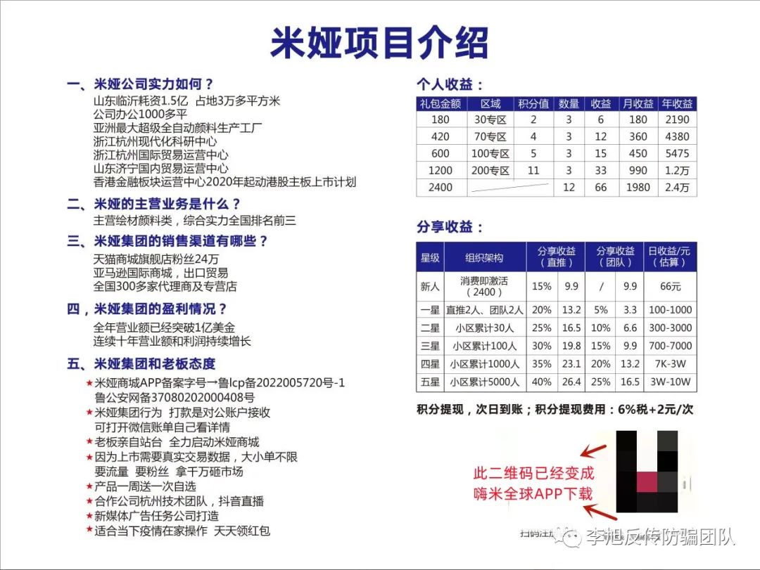 “米娅商城”被爆涉嫌传销后，更名“嗨米全球”是重启还是跑路？