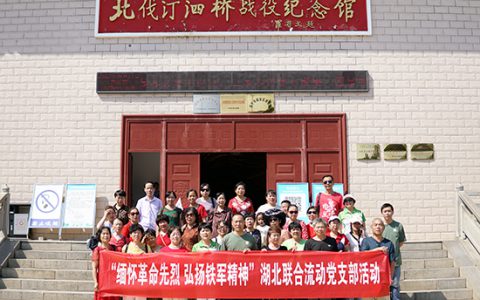 新时代湖北联合流动党支部举办“缅怀革命先烈 弘扬铁军精神”主题活动