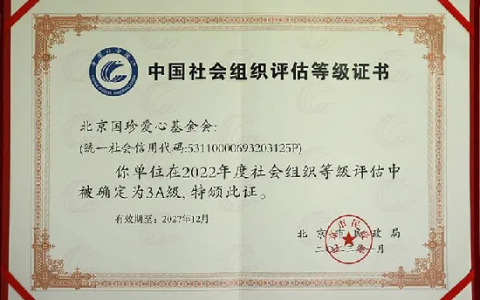 新时代 | 喜报！北京国珍爱心基金会荣获两项大奖
