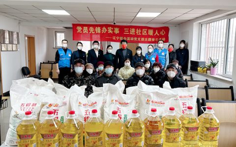 新时代辽宁联合流动党支部开展“党员先锋办实事 三进社区暖人心”主题党日活动