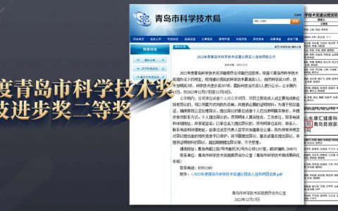安然集团荣获2022年度青岛市科学技术奖科技进步奖二等奖！