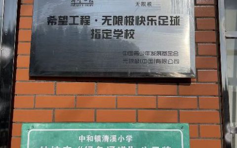 无限极“快乐足球”走进浏阳市中和镇清溪小学