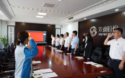 双迪公司召开党支部换届选举会议暨第二季度全体党员大会
