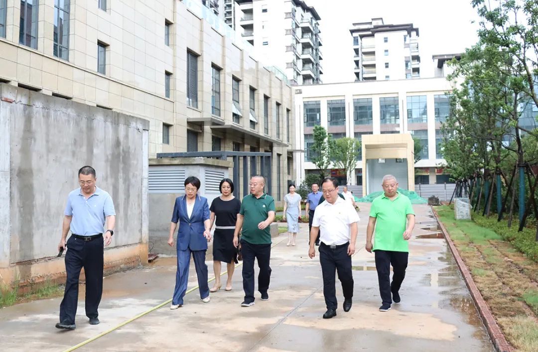 益阳市人民政府副市长罗晓皓一行莅临绿之韵中心走访调研