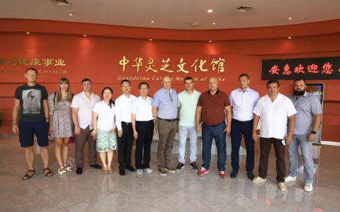 俄罗斯Mushroom Rainbow公司代表团参访安惠生物科技园