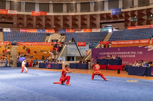 天狮助力2023中国大学生太极推手锦标赛