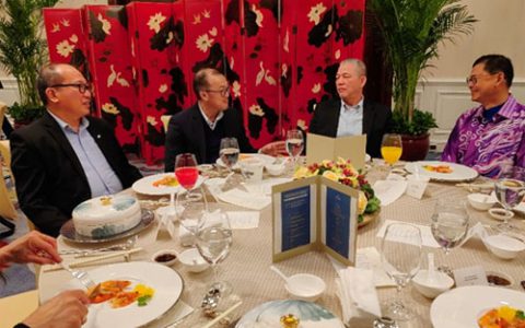 长青|马来西亚副首相参加马中商会亲善晚宴