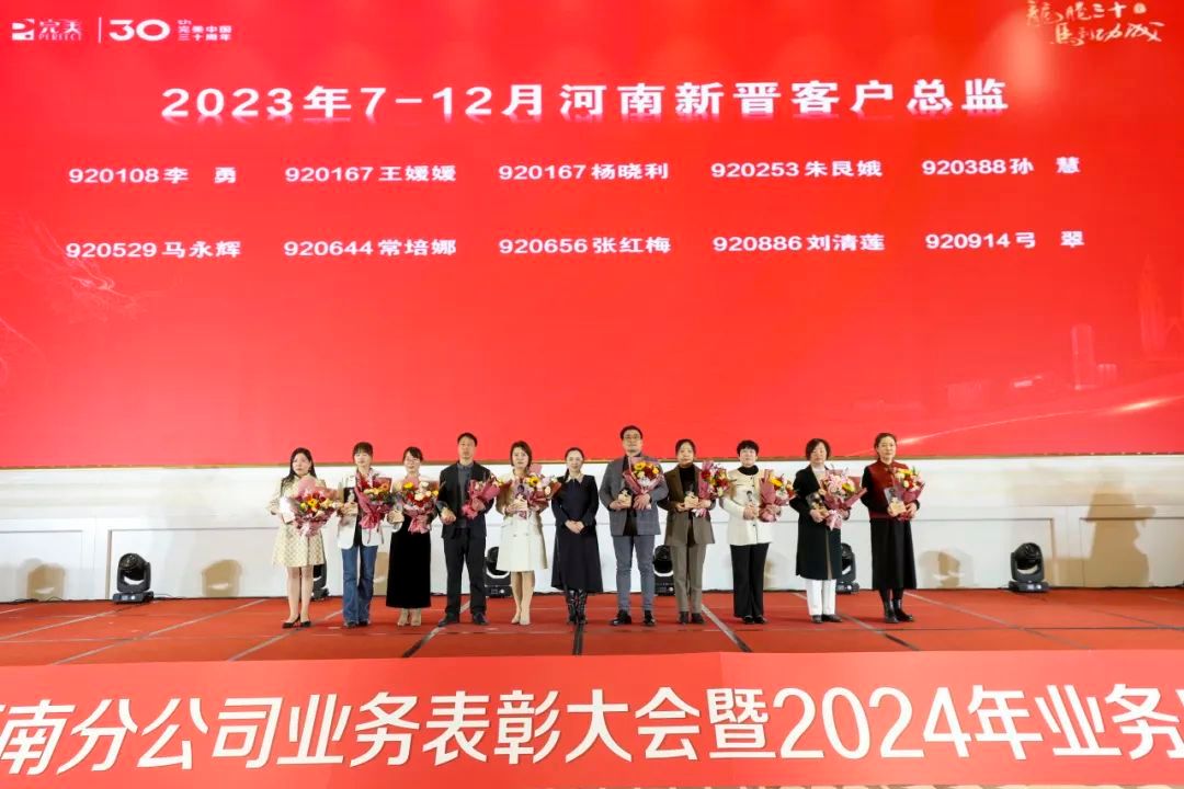 完美河南分公司年度业务表彰会议暨2024年业务启动会议召开