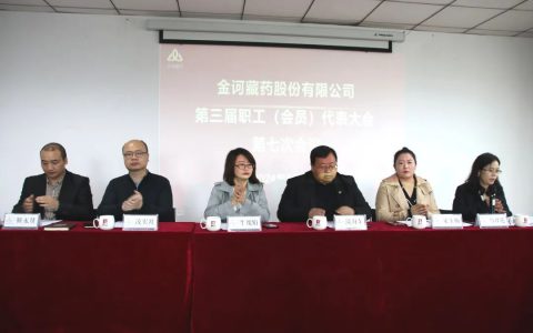 金诃藏药召开三届第七次职工代表大会
