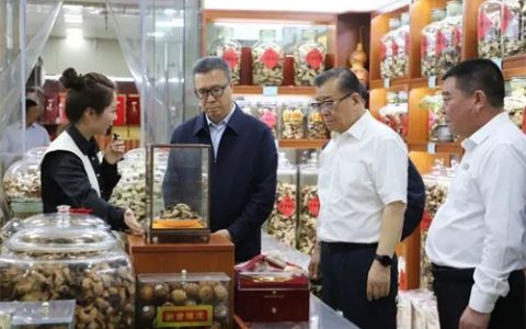 吉林省委常委韩福春考察康美（亳州）中药城
