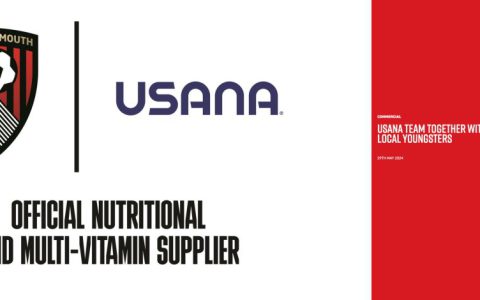 USANA联手现英超球队AFC伯恩茅斯，为当地少年儿童提供营养支持
