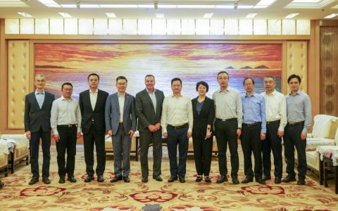 袁泉会见美乐家全球首席执行官杰瑞·费博利一行