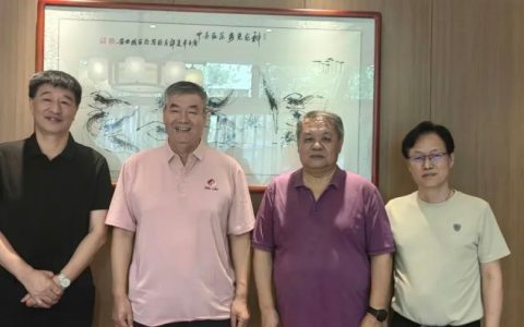 三八妇乐袁晓峰会见中国预防性病艾滋病基金会理事长孙新华一行