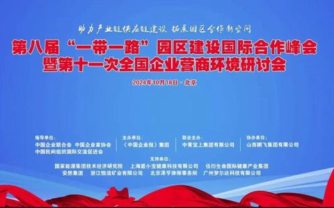安然集团应邀出席第八届“一带一路”园区建设国际合作峰会