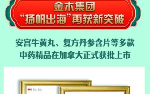 海外拓展取得突破 金木旗下多款中药精品获加拿大产品注册