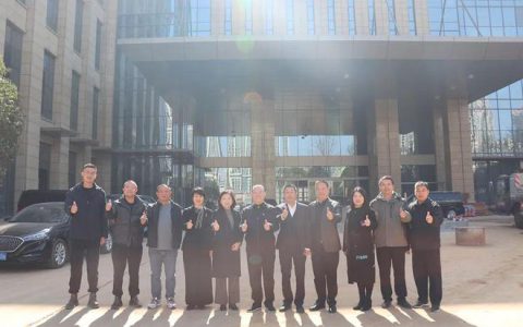 益阳市政协副主席戴朝一行莅临绿之韵中心走访调研