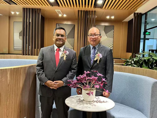 马来西亚驻华大使再次访问长青中国总部