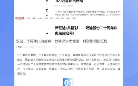 媒体聚焦盛况，双迪二十年庆典火爆出圈！