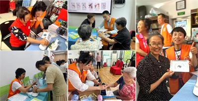 如新“乐善汇”志愿者深入社区关爱老人，助力健康科普进万家