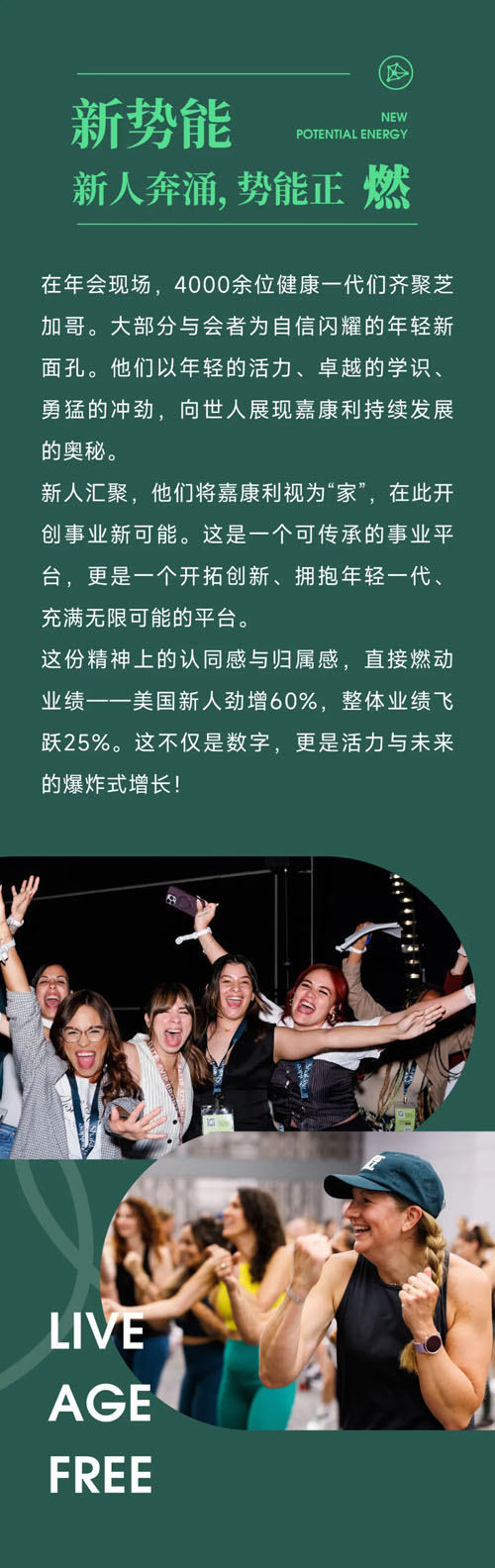 业绩增长超25\% 嘉康利美国年会盛大召开