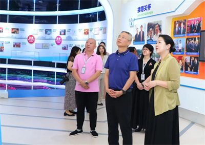 浏阳经开区管委会孙春华一行莅临绿之韵调研