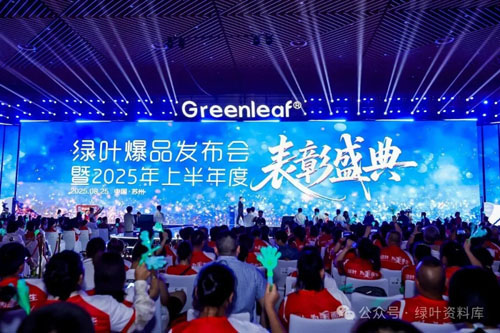 绿叶爆品发布会暨2025上半年表彰盛典结束