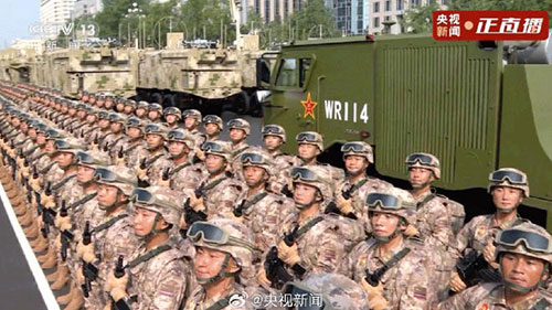 铭记历史吾辈自强 安然全体员工观看9·3阅兵