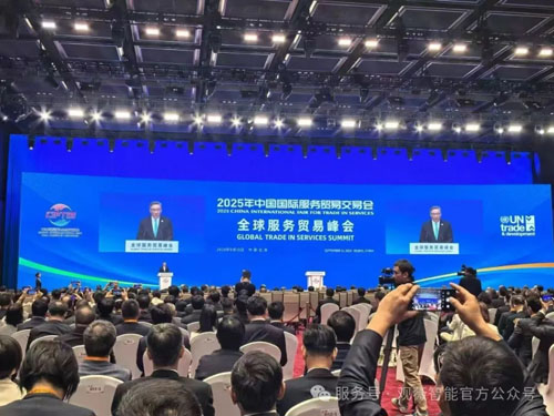 罗麦总裁安凯出席全球服务贸易峰会开幕式