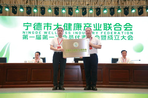 宁德市健康产业联合会成立 安发当选会长单位