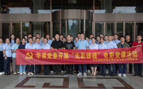 以史为鉴 吾辈当自强——理想华莱党委组织爱国主义教育主题观影活动