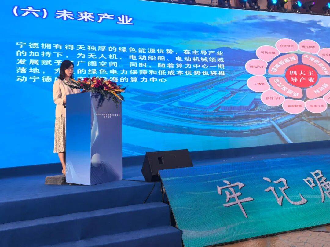 安发总裁高炜参加宁德市产业投资环境推介会并做主题发言