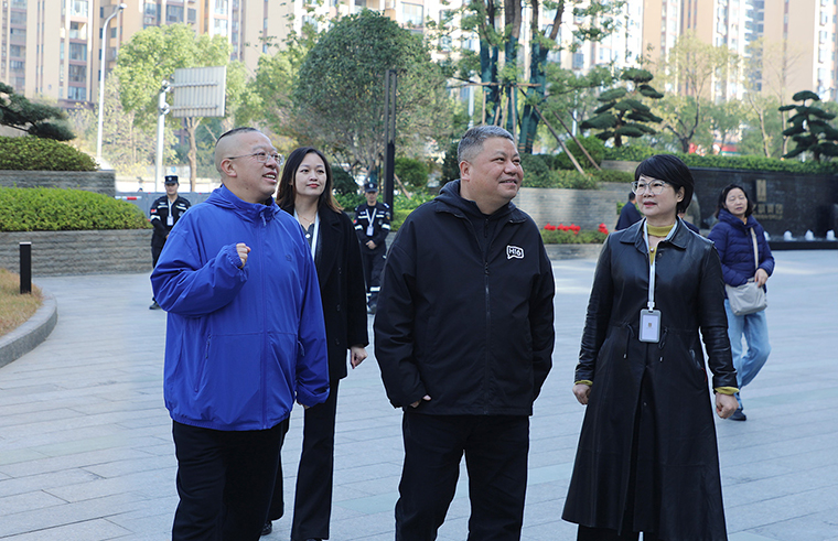 长沙市政协主席陈刚莅临绿之韵集团宣讲党的二十届四中全会精神并调研企业发展