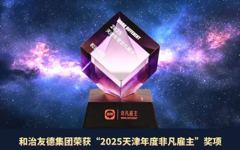 和治友德获“2025天津年度非凡雇主”奖项