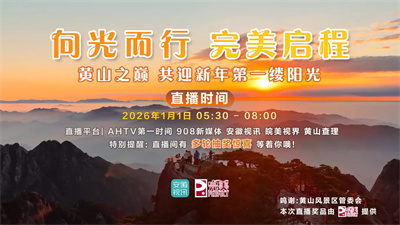向光而行 完美启程 | 在黄山之巅，共迎新年第一缕阳光