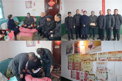 绿之韵公益基金会新春走访慰问洞阳镇困难群众