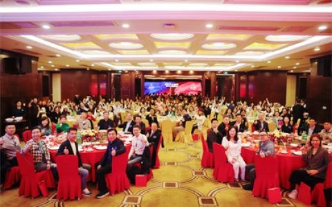 绿之韵胡国安参加香港长沙联谊会马年春茗会