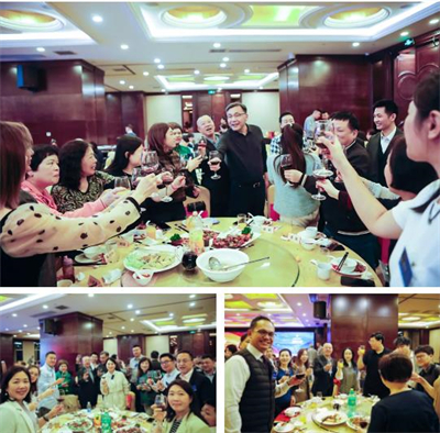 绿之韵胡国安参加香港长沙联谊会马年春茗会
