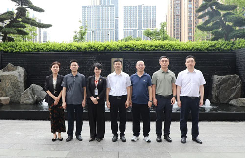 长沙市政协副主席一行莅临绿之韵中心调研