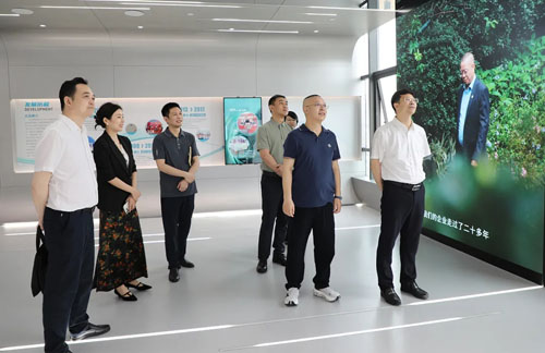 长沙市政协副主席一行莅临绿之韵中心调研