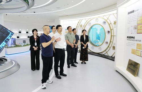 长沙市政协副主席一行莅临绿之韵中心调研