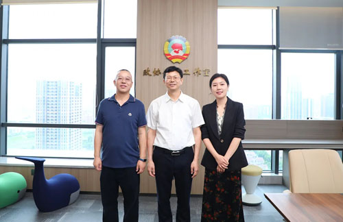 长沙市政协副主席一行莅临绿之韵中心调研